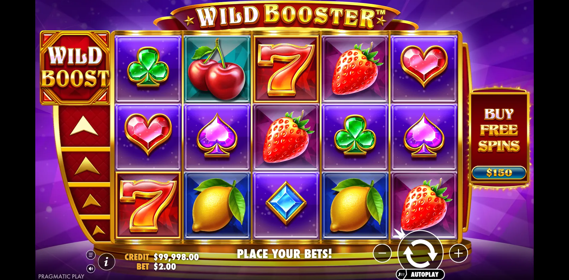 Wild Booster slot gameplay screenshot