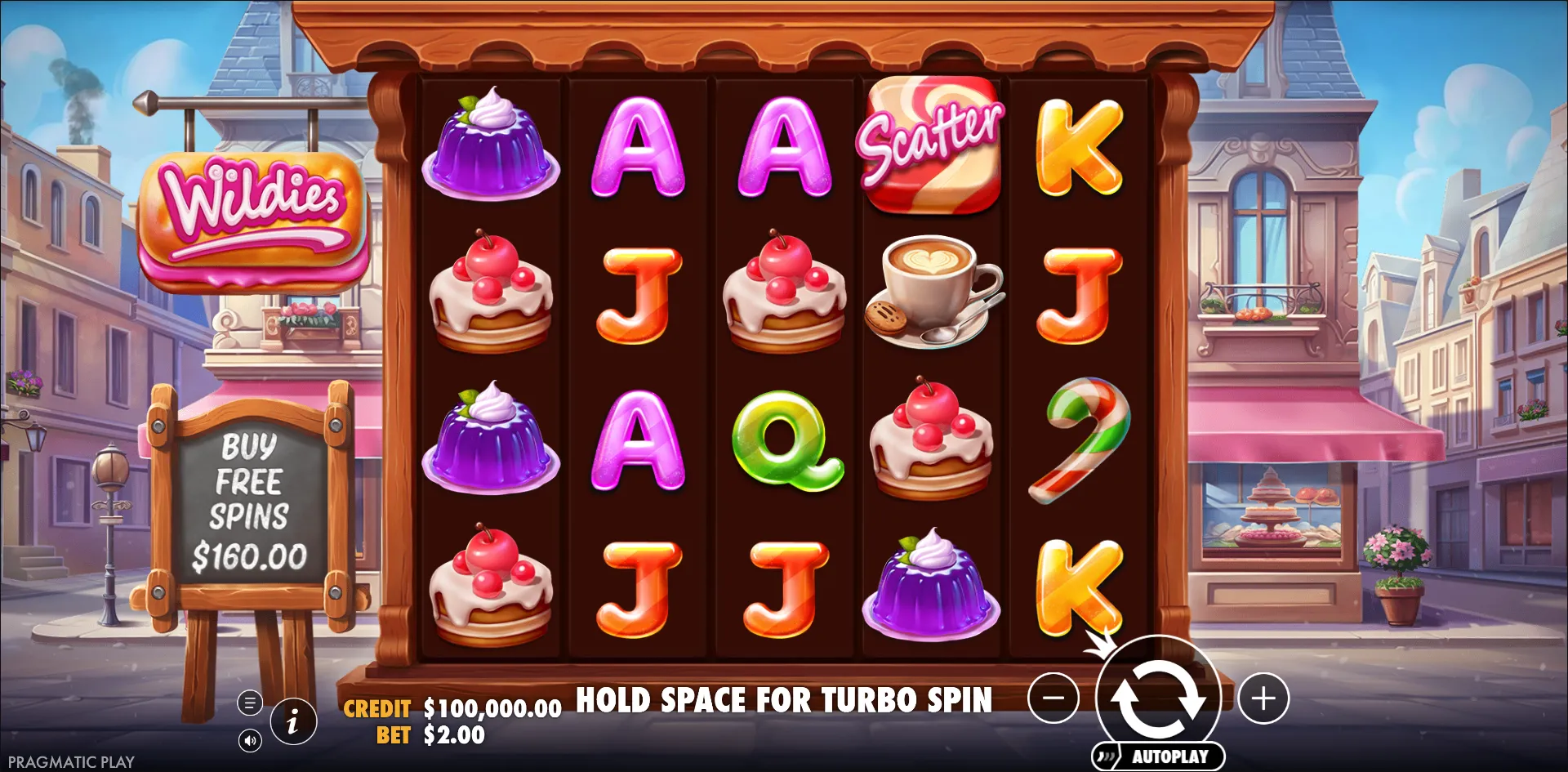 Wildies slot gameplay screenshot