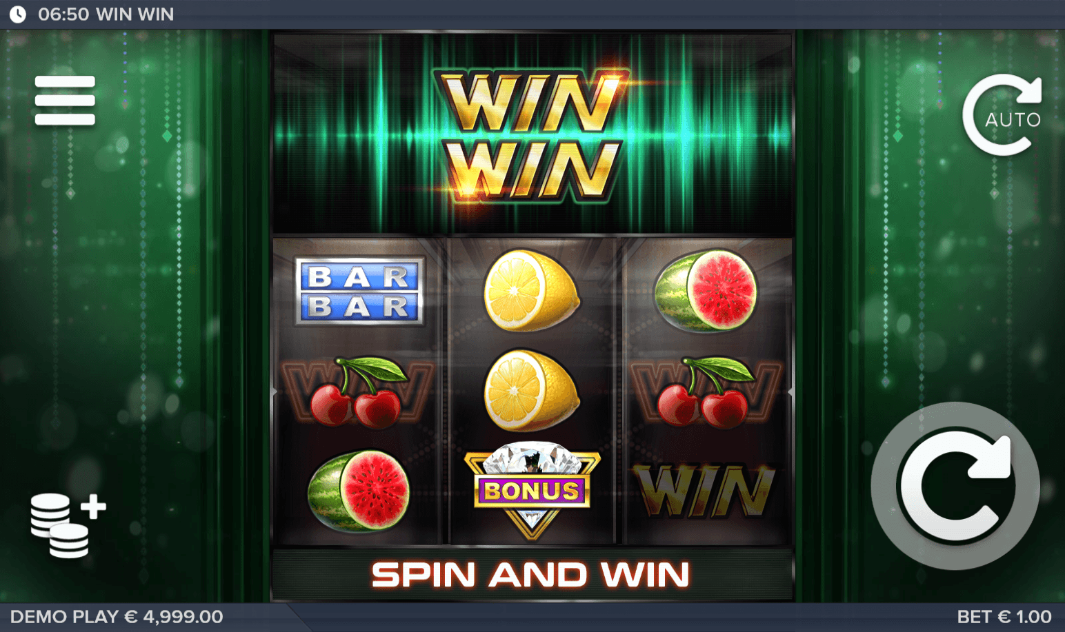 Win Win slot gameplay screenshot